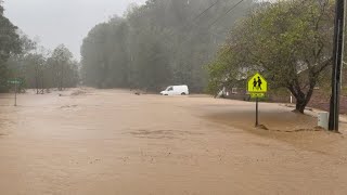 “Watching my life wash away” Howards Creek area of Boone inundated by Helene flooding [upl. by Anerdna]