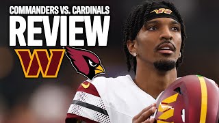 Commanders vs Cardinals Week 4 Game Review  PFF [upl. by Zobe65]