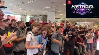 NINTENDO NYC METROID PRIME 4 TRAILER LIVE REACTION 06182024 [upl. by Ana]