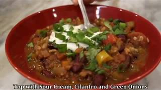 Chunky Chili Vegetarian [upl. by Brunell]