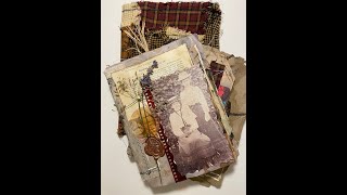 Grungy Vintage JournalFollowing a Tutorial by 49dragonflies [upl. by Hearn]