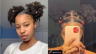 COMMENT FAIRE UNE COIFFURE SIMPLE ET RAPIDE POUR CHEVEUX MILONG [upl. by Enialed]