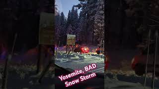 Crashes At Yosemite Do To Bad Snow Storm 111124 Snow storm weather rvliving Yosemite [upl. by Virnelli474]