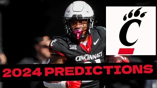 Cincinnati Football 2024 Predictions [upl. by Bouchard343]