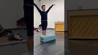 Ballerinas doing their part for TEAM USA 🇺🇸😆 olympics ballet ballerina teamusa funnyvideo [upl. by Arline]