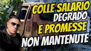 COLLE SALARIO CASE POPOLARI DEGRADO E PROMESSE NON MANTENUTE 20 AUTO ABBANDONATE DA 14 DI SECOLO [upl. by Eidson]