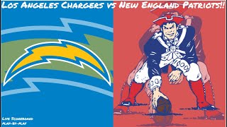 Los Angeles Chargers vs New England Patriots Live Stream And Hanging Out [upl. by Dellora]