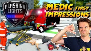 Flashing Lights Early Access Medic Gameplay  Flashing Lights EMS Simulator Game [upl. by Noedig959]