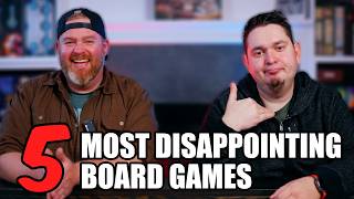 Top 5 Most Disappointing Board Games [upl. by Norb]