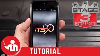 How to Load A Custom Tune on an SCT iTSX Device [upl. by Suhcnip705]