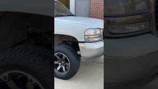 2001 GMC Sierra 5” lift music liftedtrucks gmc gmcsierra shorts 1500 [upl. by Neemsaj]