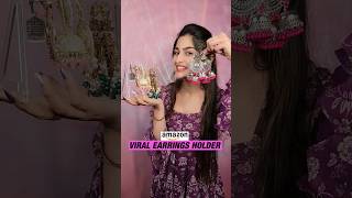 VIRAL Earrings Holder😍 AMAZON Finds shorts youtubeshorts [upl. by Eelarat]