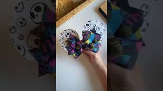 Lets make some Nightmare before Christmas quotmouse earsquot DIY hairbow headband [upl. by Ecirum]