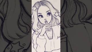 AESTHETIC SKETCHING IDEAS PT1 art drawing artist illustration animation [upl. by Arden674]