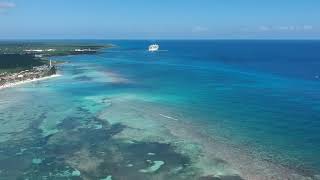 Costa Maya Mexico Tour Mahahual Quintana Roo NCL Pearl Caribbean Cruise Port w DJI Spark Drone [upl. by Hayyikaz]