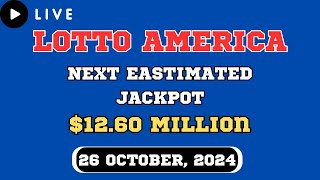 Lotto America Next Estimated Jackpot Drawing for Oct 28 2024  Live Winning Numbers amp Results [upl. by Kauslick]