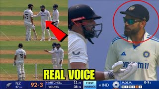 Stump mic 🎙️ Heated argument of Rohit Sharma and Virat Kohli with Daryl Mitchell caught on STUMP MIC [upl. by Sigismond119]