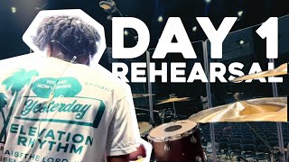 YTHX24 Rehearsal Day One  Elevation Church  Vlog [upl. by Acey]