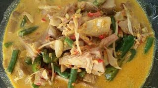 Resep Sayur lodeh tewel nangka muda [upl. by Arand]