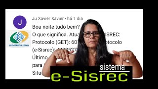 eSisrec atualização dos processos [upl. by Leonore631]