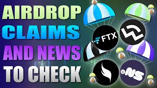 ⚠️ Airdrop Claims amp News of November 2nd Week ⚠️ [upl. by Airdnaz]