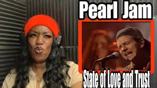 FIRST TIME REACTION PEARL JAM  State Of Love And Trust  MTV Unplugged [upl. by Cheston742]