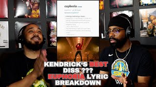 Kendricks BEST diss  Euphoria Lyric Breakdown  DeCypherEd [upl. by Elrak472]