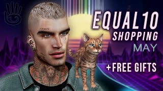 SECOND LIFE  Equal10 Shopping May  Pets  amp Super Free Gifts [upl. by Krishnah]