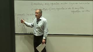 Linear Algebra 1 Systems of linear equations  Oxford Mathematics 1st Year Student Lecture [upl. by Donata]