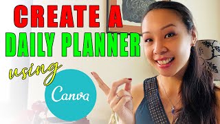 Create a Printable Daily Planner Using Canva [upl. by Lacy219]