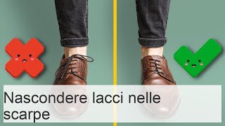 Nascondere i lacci nelle scarpe da ginnastica trucchi per un allacciamento discreto [upl. by Bone412]