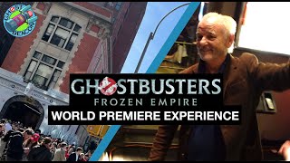 Ghostbusters Frozen Empire World Premiere  Full Experience  SPOILER FREE REVIEW [upl. by Burnley]