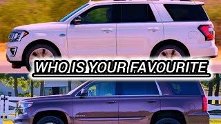 Chevy Tahoe vs Ford Expedition Ultimate SUV Showdown [upl. by Tor]