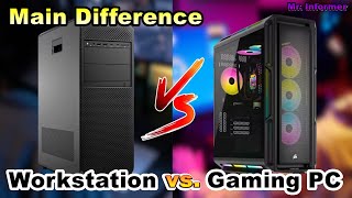 Difference Between a Workstation and a Gaming PC [upl. by Aletha126]