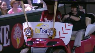 Ziegler uses bullpen cart [upl. by Adnalue]