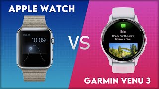 Apple Watch vs Garmin Venu 3 Comparison [upl. by Ettenowtna766]