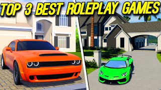 Top 3 Roleplay Games on Roblox 2024 [upl. by Erdnassak]