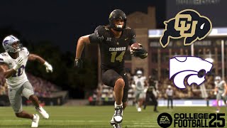 Kansas State vs Colorado  EA Sports College Football 25 [upl. by Maud]