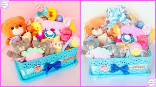 DIY Baby Gift Hamper  Gift Wrapping Idea  Baby Shower Gift [upl. by Erdreid]