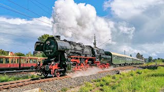 Berlin Macht Dampf 52 81779 Else mit einem Sonderzug in Berlin Schöneweide [upl. by Pascal]