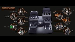 THRUSTMASTER TFLIGHT RUDDER PEDALS UnboxingDetailed Overview [upl. by Elazaro]