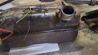 Ford Courier Pickup Gas Tank Removal [upl. by Leafar874]