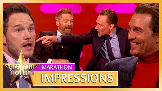 Every Greatest Impression EVER  Marathon  The Graham Norton Show [upl. by Ruenhcs434]