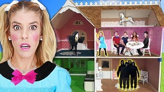 24 Hours inside a Dollhouse Escape Room in Real Life Game Master vs Quadrant Battle Royale [upl. by Bihas42]