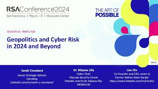 Geopolitics and Cyber Risk in 2024 and Beyond [upl. by Qooraf]