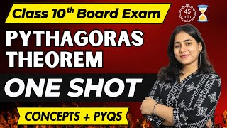 One Shot Series  Chapter 2 Pythagoras theorem  Class 10 Geometry  Board Exam  Maharashtra Board [upl. by Chyou962]