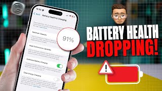 How to Solve Battery Health Dropping on iPhone  Fix iPhone Battery Issues [upl. by Fantasia]