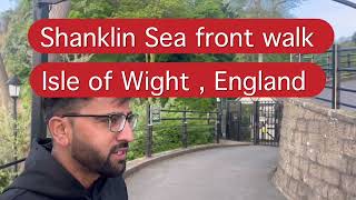 Englandisle of wight  walking tour Shanklin town and sea front The island tour [upl. by Keffer]