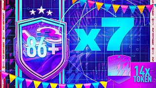 25x 86 x7 amp FUT BIRTHDAY PACKS 🥳  FIFA 22 Ultimate Team [upl. by Enilarac251]