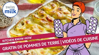 Comment faire un gratin dauphinois  Vidéo de cuisine  Swissmilk 2013 [upl. by Claudetta]